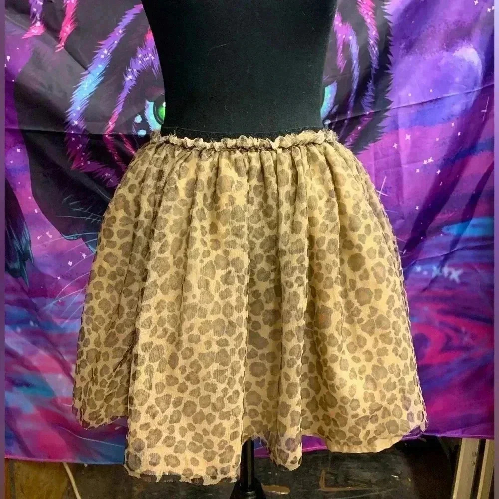 Leopard skirt tutu